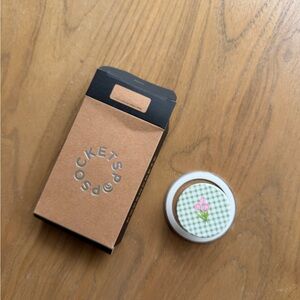 PopSocket Green Gingham Phone Grip BRAND NEW